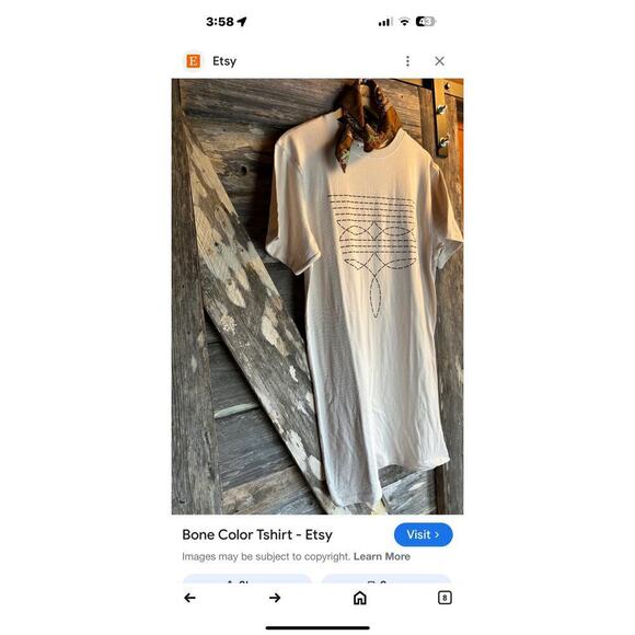 Foryeri cowboy western T shirt dress L - Picture 7 of 9